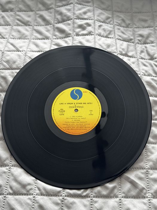 Madonna Like a Virgin Japan 12” maxi single vinyl