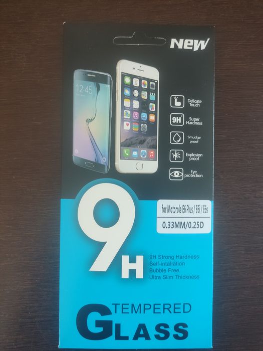 Motorola E6 Plus, szkło hartowane 9H