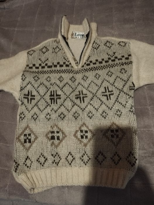 свитер вязаный на мальчика