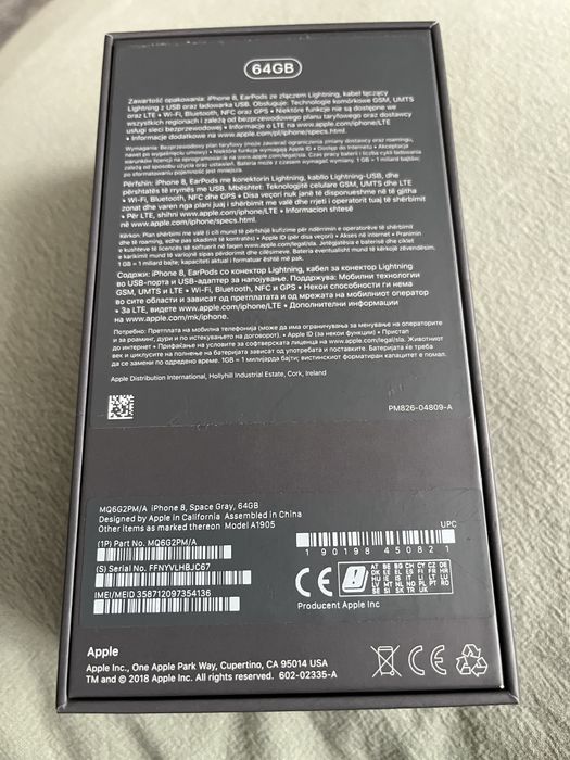 Sprzedam w bardzo dobrym stanie Iphone 8 64 GB