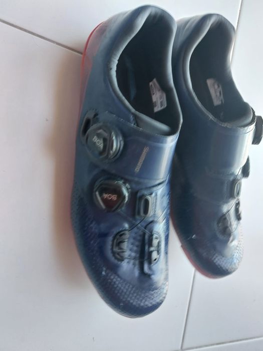 SHIMANO  Sapatos de estrada RC7 SH-RC702 vermelho/azul