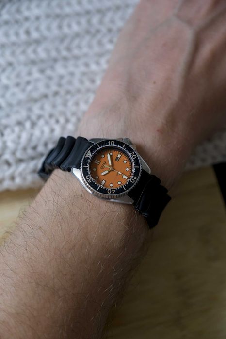 Seiko 2625-0010 – diver 150M, pomarańczowa tarcza