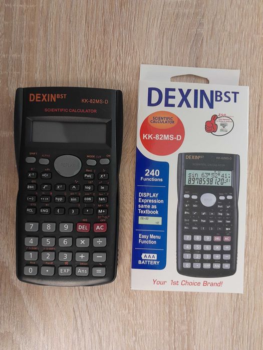 Nowy_Kalkulator naukowy 2-liniowy_DEXIN_Do szkoły i biznesu_Czarny.