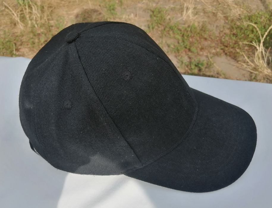 Кепка черная унисекс. Бейсболка.