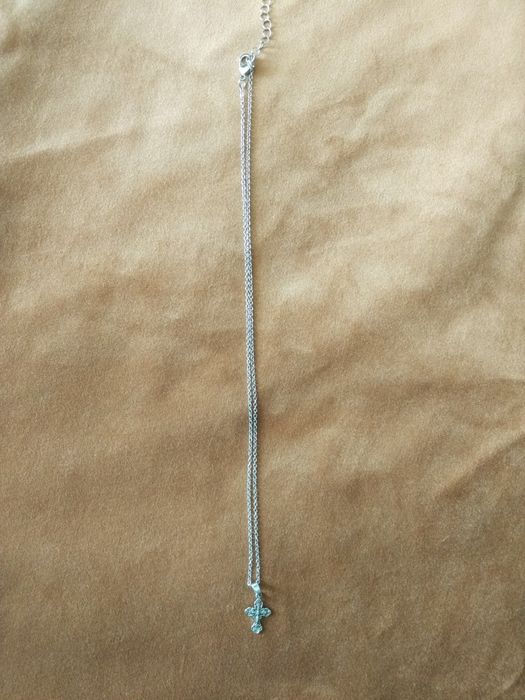 Хрестик срібний і ланцюжок
