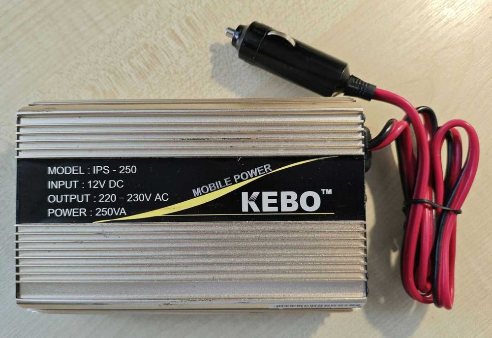 Kebo IPS-250 - Перетворювач напруги 12В/220В