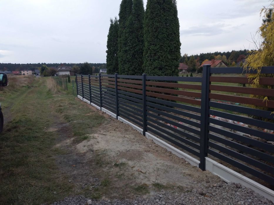 Nowoczesne ogrodzenie PALISADOWE - polski produkt !