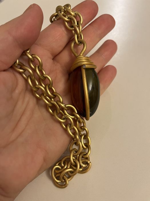 Długi naszyjnik dwustronny