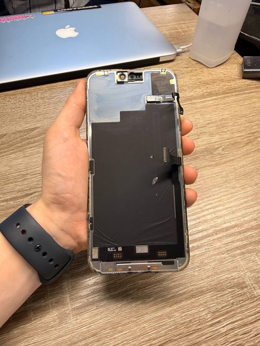 Екран iphone 15 pro max знятий з телефону , кришка , камера