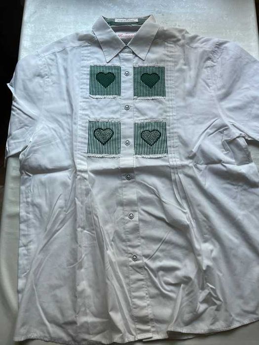 Koszula z krótkim rękawem serca