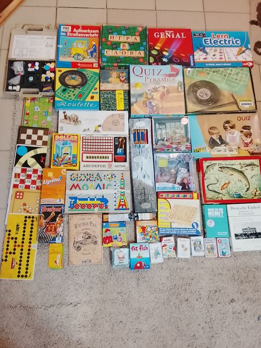 Детские настольные игры. Для всей семьи. Есть старые