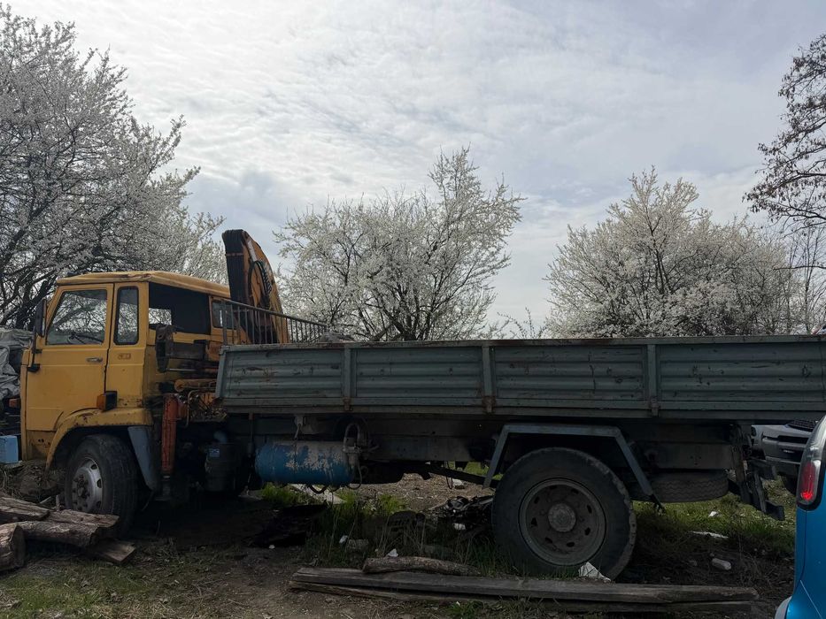 WYWROTKA Star 200 – rama + niebieska wywrotka kiper + tylny most na bliźniakach (całość)