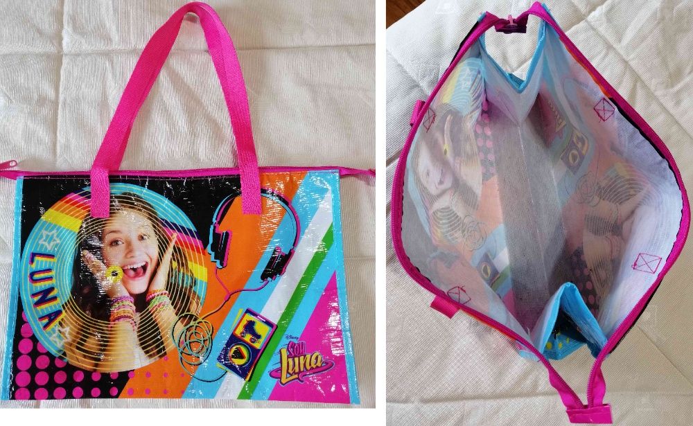 Conjunto Soy Luna - Bolsa a tiracolo, saco e porta moedas