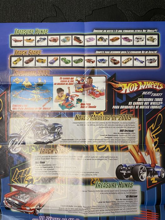 Poster A2 Coleção Hot Wheels 2009