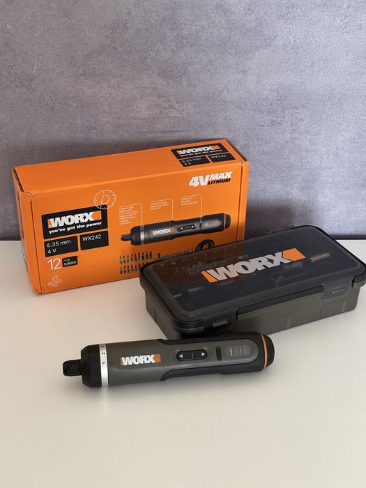 Викрутка WORX WX 242 акумуляторна з набором бит