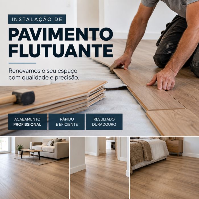 Instalacão de pavimento flutuante