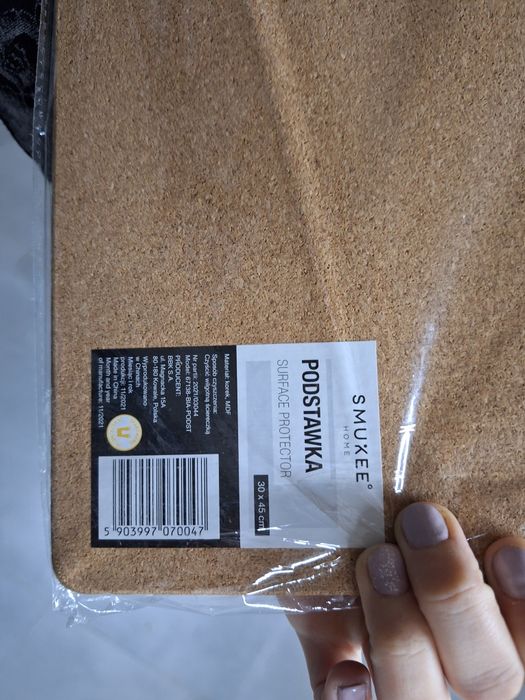 Zestaw falmingi korkowa podstawka i pod kubki nowe