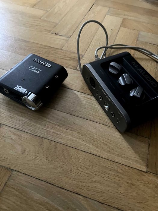 M-Audio fast track + Line6 GX interfejs gitara/audio