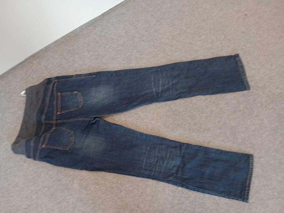 Spodnie ciążowe jeansowe, jeansy XL