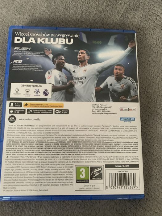Gra FC25 na Play Station 5