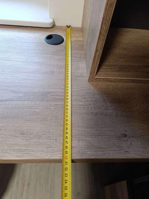 Zestaw mebli biurko regał dwie szafki