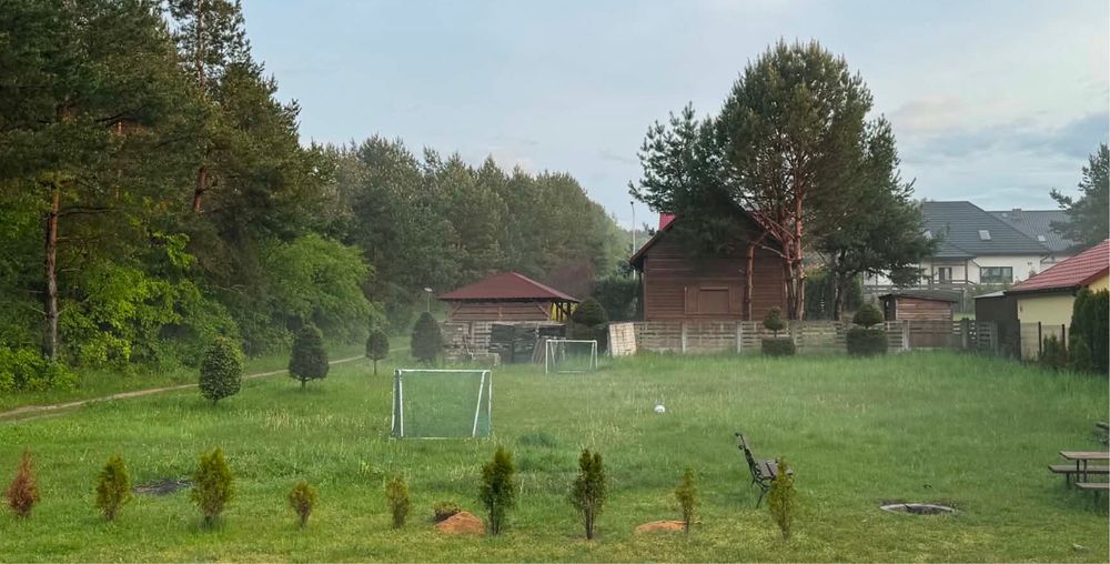 Działka Budowlana W Borkowie  Z Projektem  Domu
