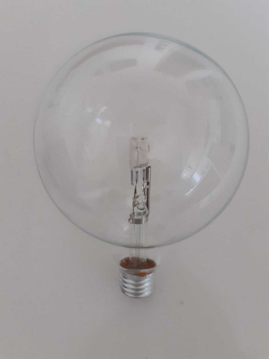 новая лампа-шар прозрачная