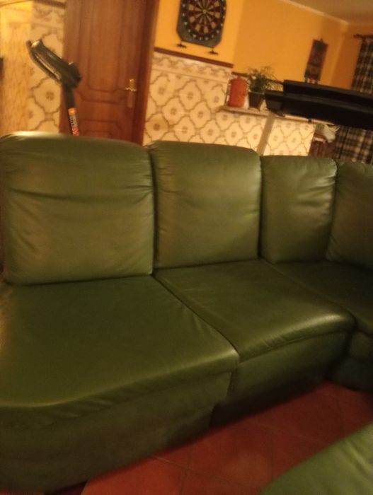 Sofá em pele, venda 500€