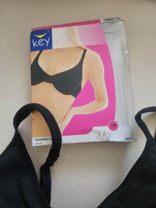 Nowy bawełniany stanik key 75B