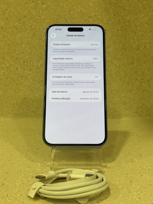 iPhone 16 Plus Azul Marinho – Excelente Estado
