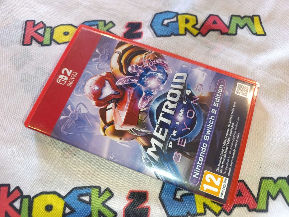Metroid Prime 4 Beyond Nintendo Switch 2 NS2 (okladka drukowana) możliwa zamiana