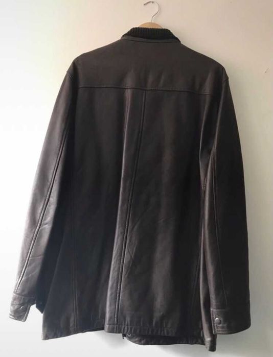 Casaco Homem em pele Massimo Dutti