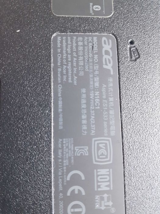 Laptop Acer Aspire ES 15- stan bardzo dobry.