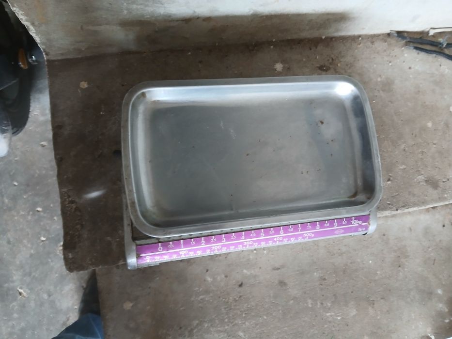balança de cozinha mecânica analógica antiga,