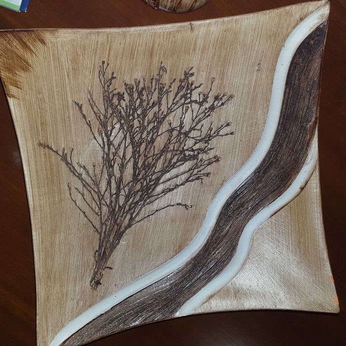 Decoração em castanho e beje