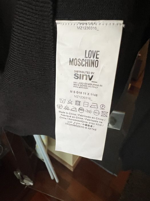 Camisola caxemira Love Moschino