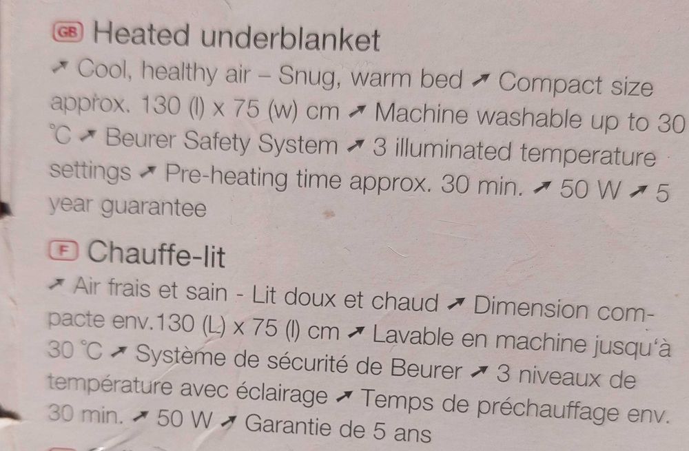 Manta elétrica, dormir quentinho!