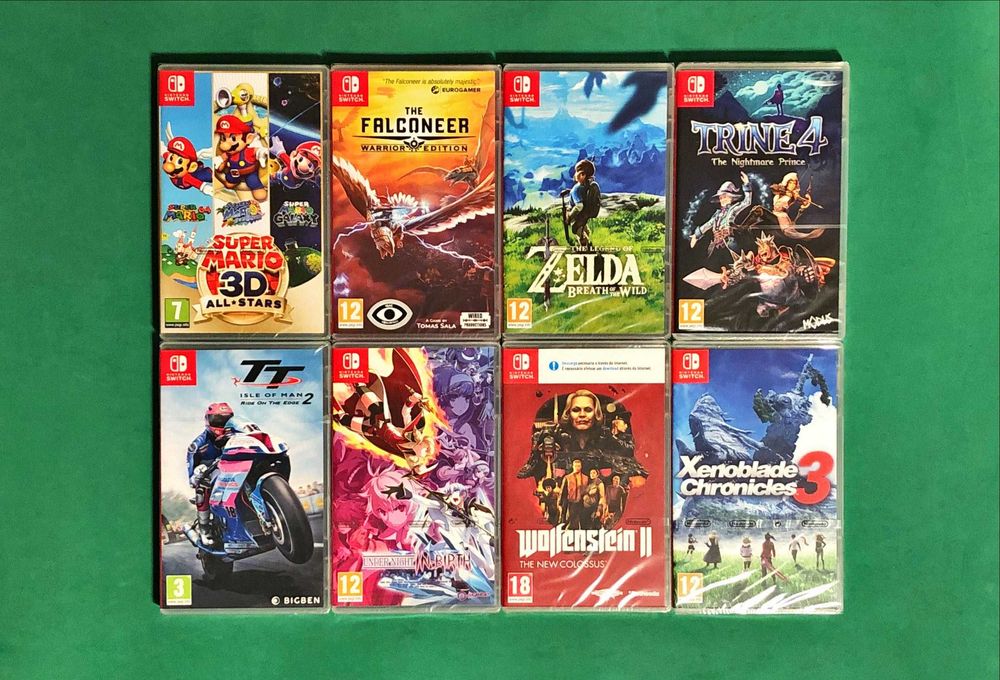 NINTENDO SWITCH SELADO [desde 18€] Dance DC Mario Snk Sonic TT Zelda
