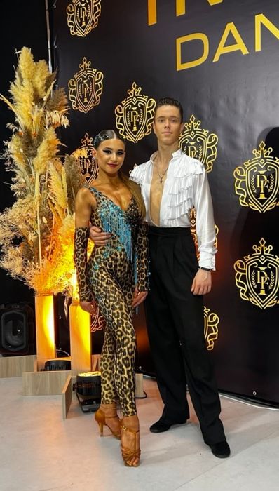 Сукня латина юніори Комбінезон Комплект Плаття для бальних танців