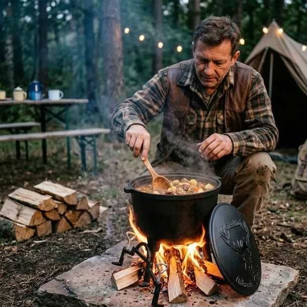 Kociołek żeliwny STAZER BONFIRE o pojemności 10L