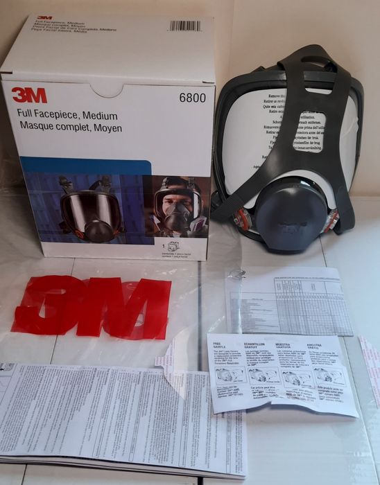 Повнолицьова маска 3М 6800 .Респиратор.Противогаз.Розмір-М