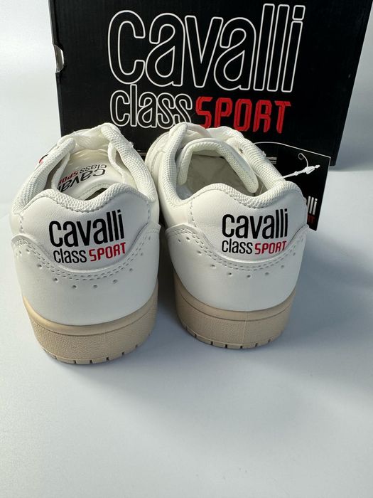 Nowe sneakersy damskie CAVALLI CLASS SPORT białe 36