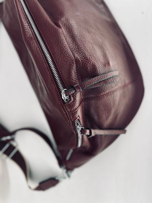 Nowa nerka damska duża MAXI bordowa