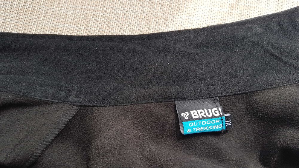 Kurtka czarna bez podszewki *BRUGI* -XL