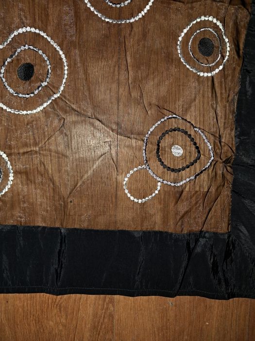 Toalha com padrão e transparência