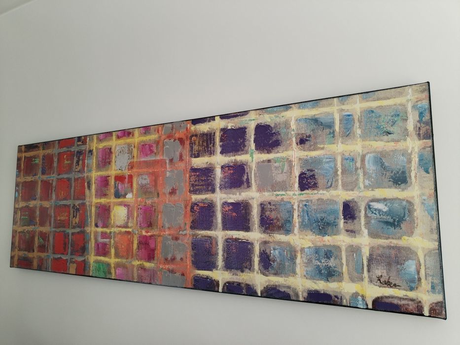 Quadro decorativo Gato preto (150cm x 50cm)