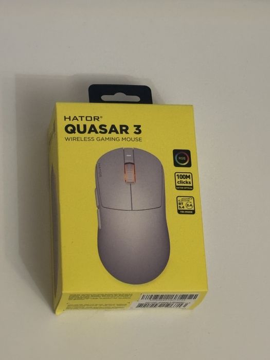 Мышка Hator quasar 3 Wireless White