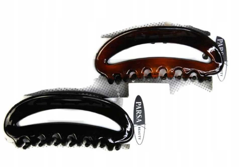 Spinka do włosów klamerka klamra bursztynowa 2szt