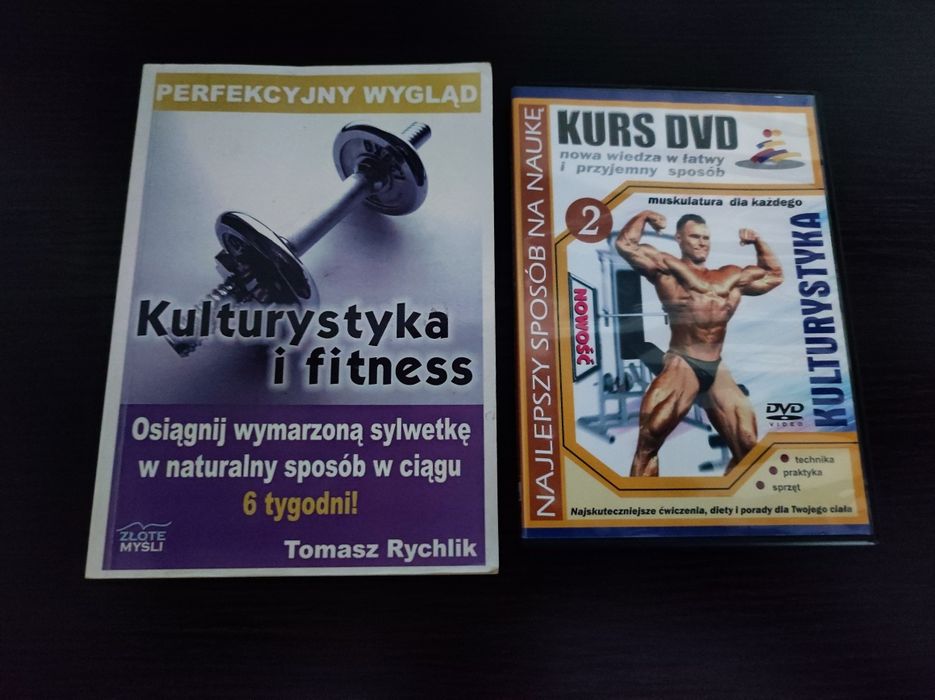 Poradnik kulturystyka i fitness książka + DVD