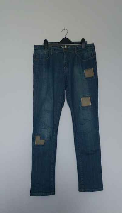 Damskie spodnie rozmiar 42 dżinsy BON PRIX John Baner jeansy